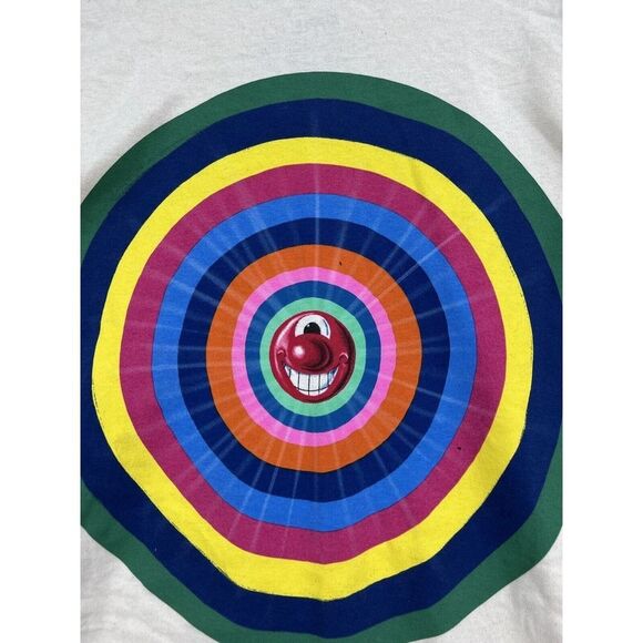 New Urban Outfitters Kenny Scharf Spirals Long Sleeve Tee Shirt - Picture 5 of 9